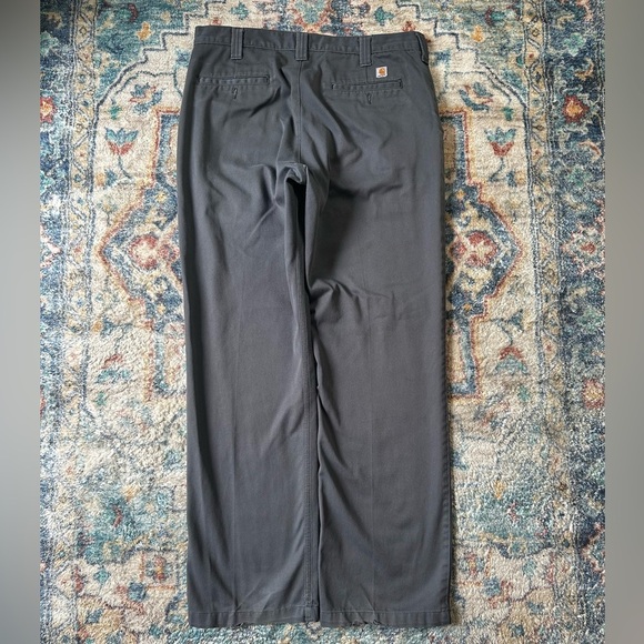 Vintage Carhartt Grey Workwear Pants Size 36 - Picture 3 of 8